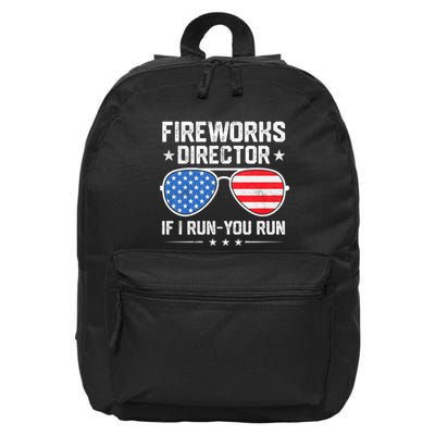 Fireworks Director If I Run You Run For 4th Of July 16 in Basic Backpack