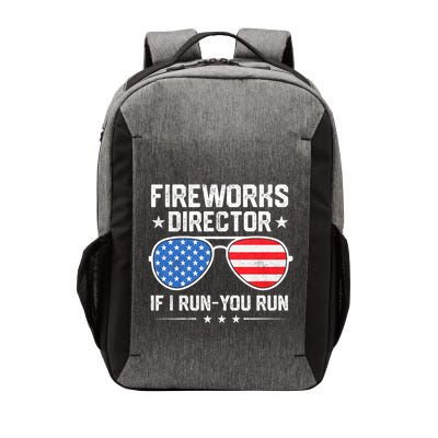 Fireworks Director If I Run You Run For 4th Of July Vector Backpack