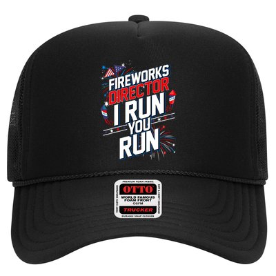 Fireworks Director I Run You Run 4th Of July Independence Trucker Hat