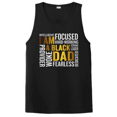 Fathers Day I Am Black Dad Black Father Black King Man PosiCharge Competitor Tank