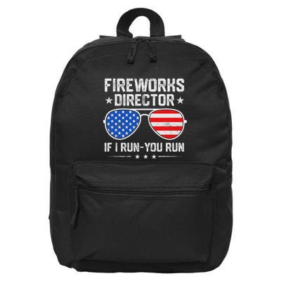 Fireworks Director If I Run You Run For 4th Of July 16 in Basic Backpack