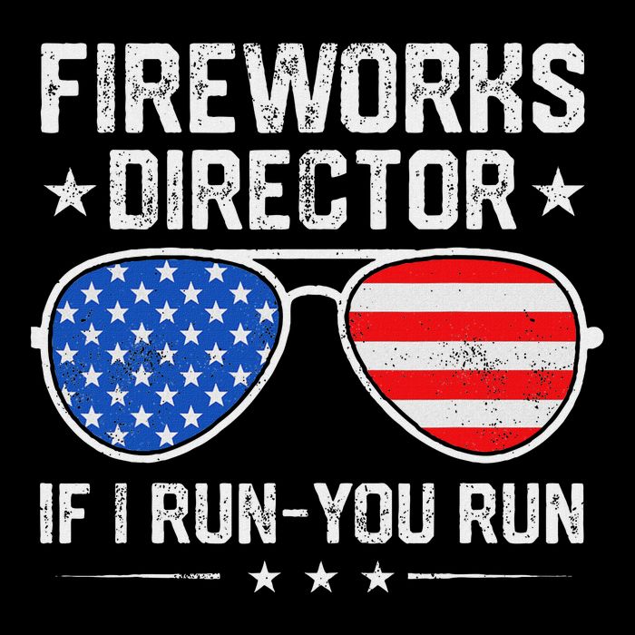 Fireworks Director If I Run You Run For 4th Of July 16 in Basic Backpack