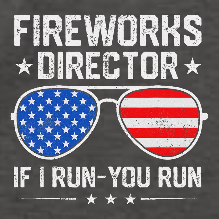 Fireworks Director If I Run You Run For 4th Of July Vector Backpack