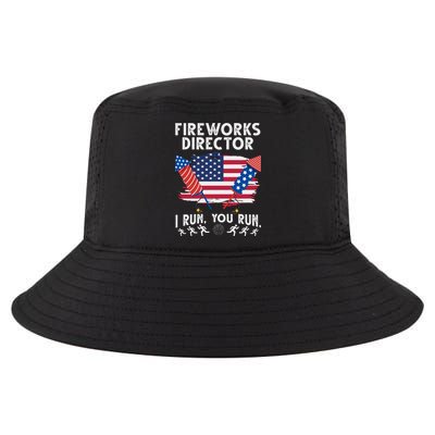 Fireworks Director I Run You Run 4th Of July Festive Cool Comfort Performance Bucket Hat