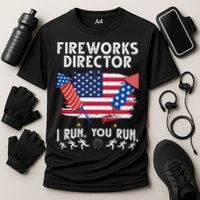 Fireworks Director I Run You Run 4th Of July Festive Performance Shirt