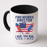 Fireworks Director I Run You Run 4th Of July Festive Mug
