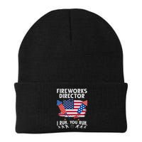 Fireworks Director I Run You Run 4th Of July Festive Beanie
