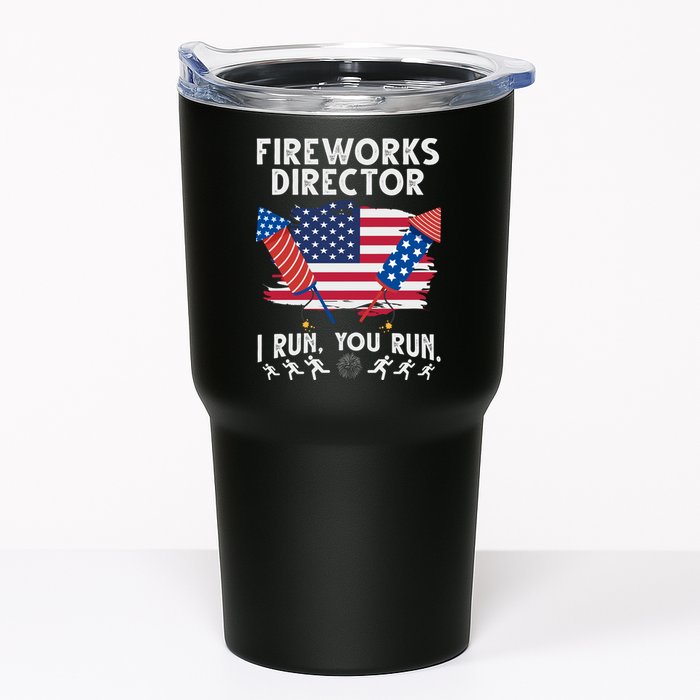 Fireworks Director I Run You Run 4th Of July Festive Tumbler