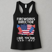 Fireworks Director I Run You Run 4th Of July Festive Womens Tank Top