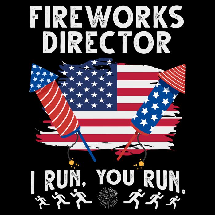 Fireworks Director I Run You Run 4th Of July Festive Visor
