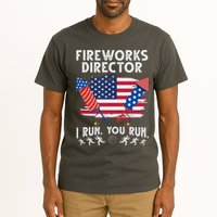 Fireworks Director I Run You Run 4th Of July Festive Tall T-Shirt