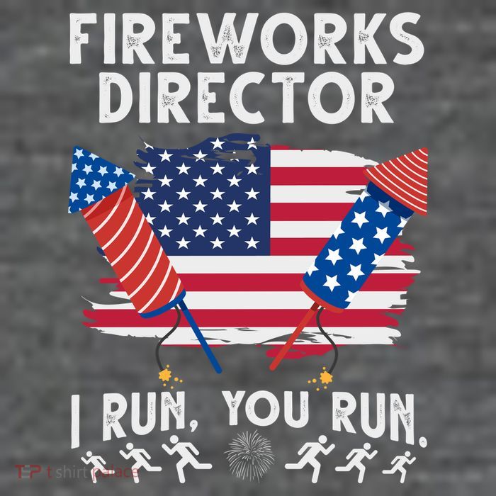 Fireworks Director I Run You Run 4th Of July Festive Magnet