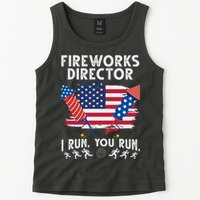 Fireworks Director I Run You Run 4th Of July Festive Tank Top