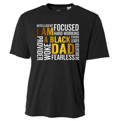 Father's Day I Am Black Dad Black Father Black King Man Cooling Performance Crew T-Shirt