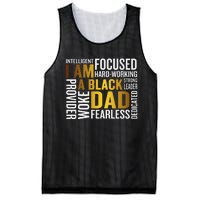 Father's Day I Am Black Dad Black Father Black King Man Mesh Reversible Basketball Jersey Tank