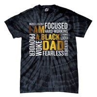 Father's Day I Am Black Dad Black Father Black King Man Tie-Dye T-Shirt