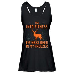 Fitness Deer In My Freezer Deer Deer Hunting Ladies Essential Flowy Tank