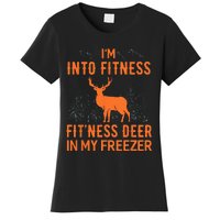 Fitness Deer In My Freezer Deer Deer Hunting Women's T-Shirt