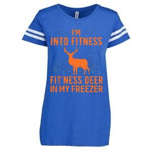 Fitness Deer In My Freezer Deer Deer Hunting Enza Ladies Jersey Football T-Shirt