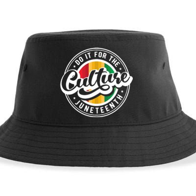 Funny Do It For The Culture Juneteenth Sustainable Bucket Hat