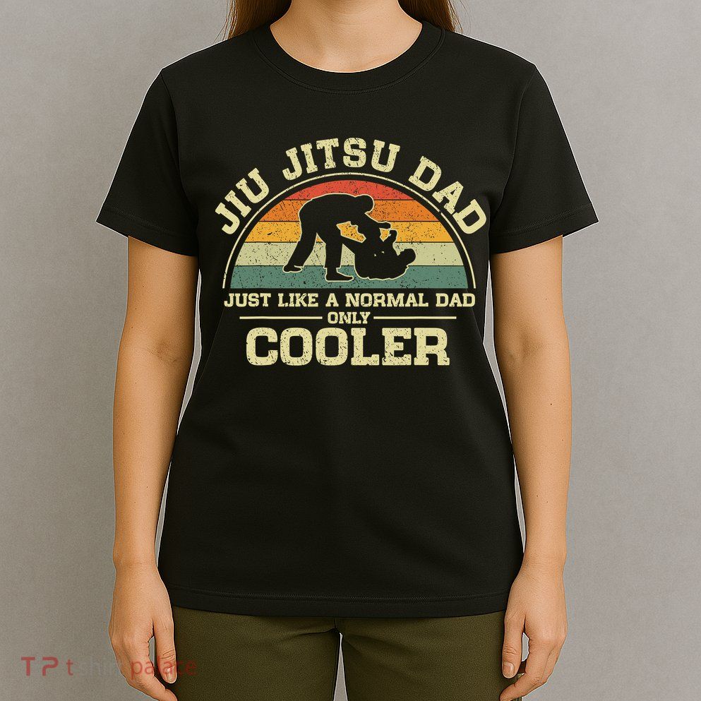Father’s Day Jiu Jitsu Dad Training Father Vintage Funny T-Shirt