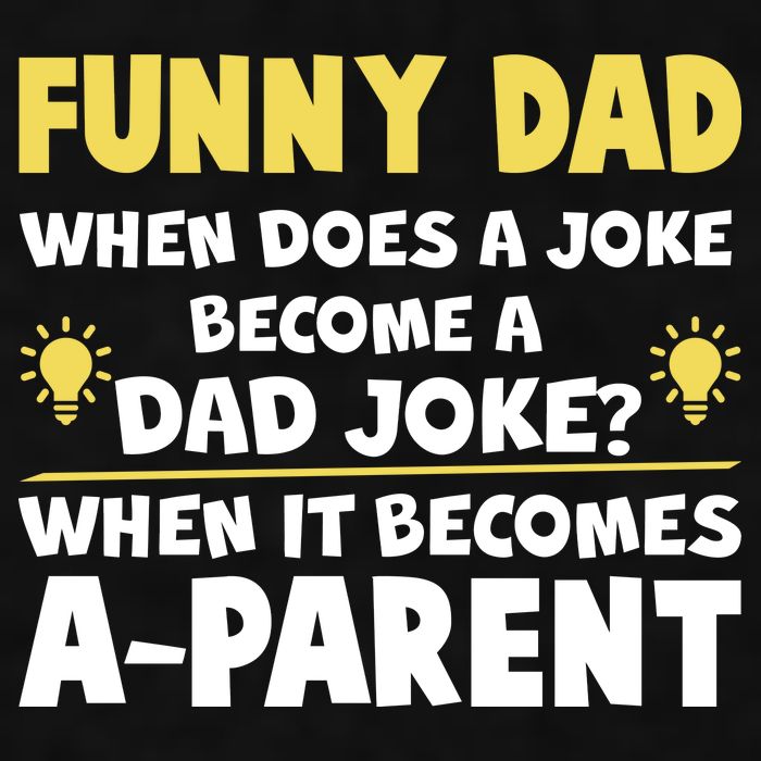 Funny Dad Joke When It Becomes A Parent Ladies PosiCharge Tri-Blend Wicking Tank