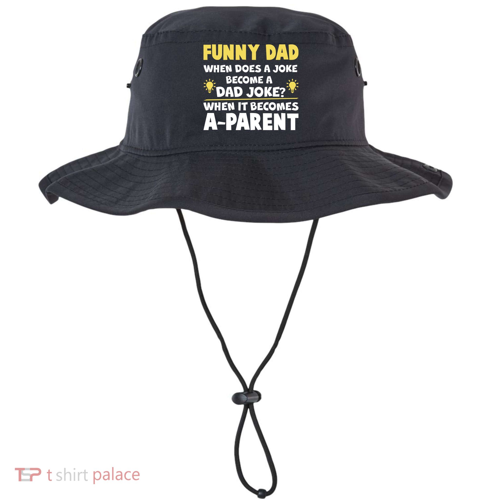 Funny Dad Joke When It Becomes A Parent Legacy Cool Fit Booney Bucket Hat