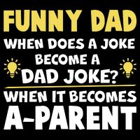 Funny Dad Joke When It Becomes A Parent Ladies Essential Flowy Tank