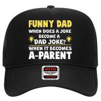 Funny Dad Joke When It Becomes A Parent Trucker Hat