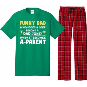 Funny Dad Joke When It Becomes A Parent Pajama Set