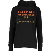 Funny Dad Jokes Database Dad Joke Lovers Womens Funnel Neck Pullover Hood