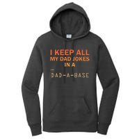 Funny Dad Jokes Database Dad Joke Lovers Women's Pullover Hoodie