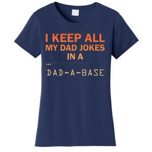 Funny Dad Jokes Database Dad Joke Lovers Women's T-Shirt