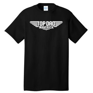 Fathers Day Jet Fighter Top Dad Maverick Tall T-Shirt