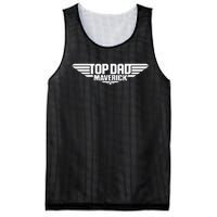 Fathers Day Jet Fighter Top Dad Maverick Mesh Reversible Basketball Jersey Tank