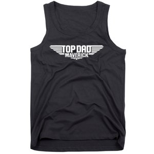 Fathers Day Jet Fighter Top Dad Maverick Tank Top