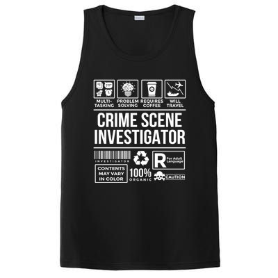 Forensic Detectives Job Skills For Crime Scene Investigator Gift PosiCharge Competitor Tank