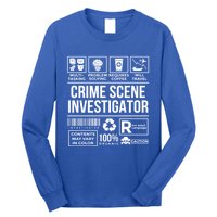 Forensic Detectives Job Skills For Crime Scene Investigator Gift Long Sleeve Shirt