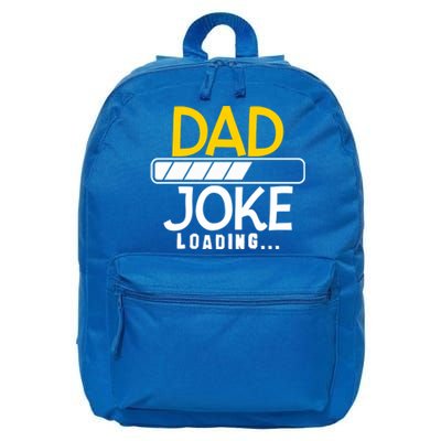 Funny Dad Jokes Dad Joke Loading Great Gift 16 in Basic Backpack