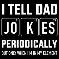 Funny Dad Jokes Periodically In Elet For Fathers Day Gift Cooling Performance Crew T-Shirt