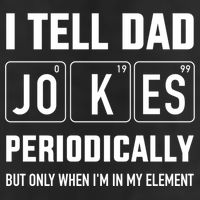 Funny Dad Jokes Periodically In Elet For Fathers Day Gift Adult Drive Performance Visor