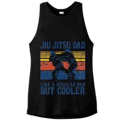 Father’s Day Jiu Jitsu Dad Training Father Vintage Funny Gift Ladies PosiCharge Tri-Blend Wicking Tank