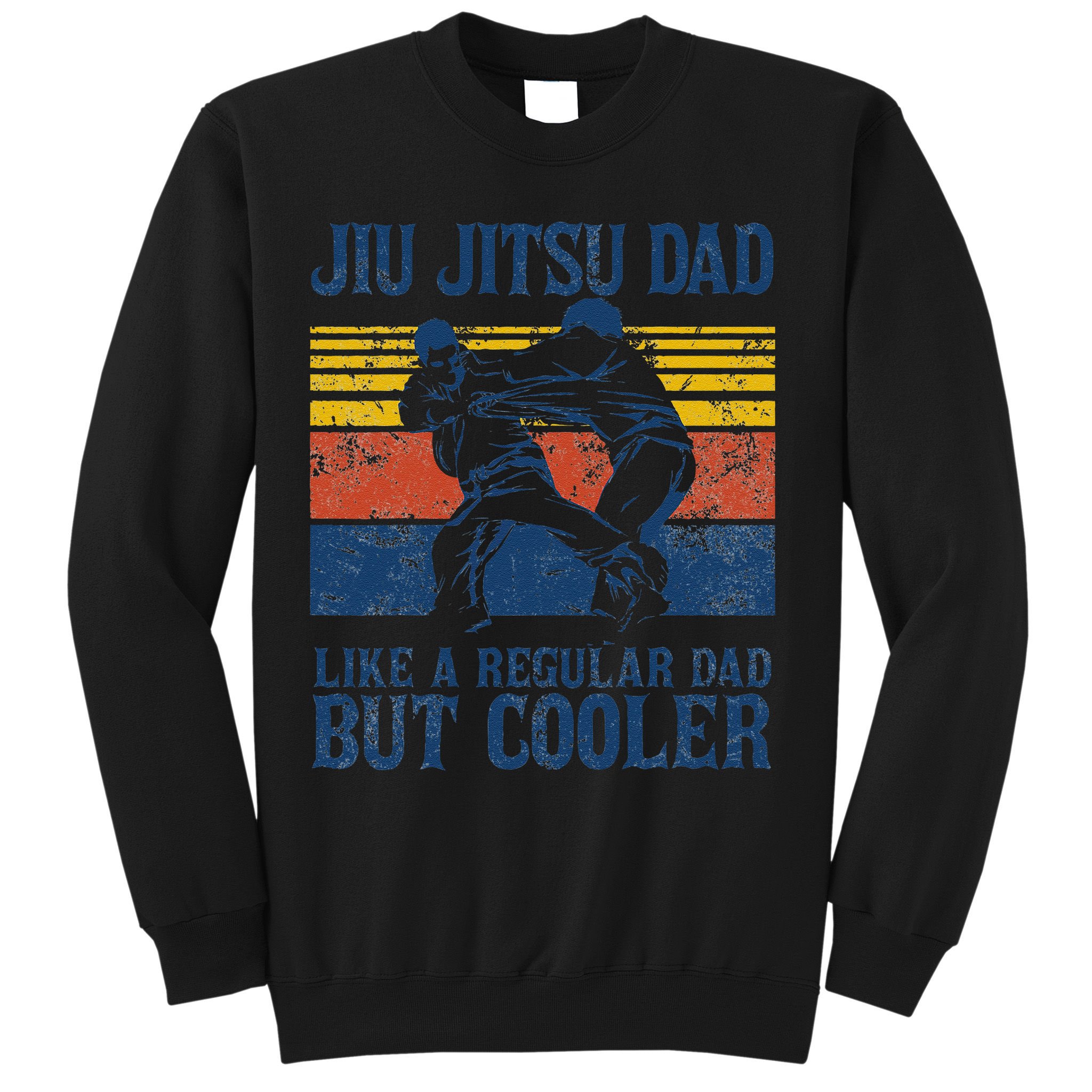 Father’s Day Jiu Jitsu Dad Training Father Vintage Funny Gift Sweatshirt