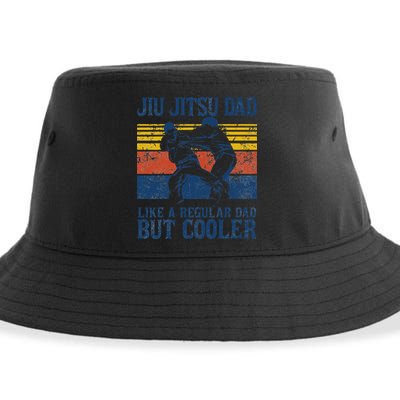 Father’s Day Jiu Jitsu Dad Training Father Vintage Funny Gift Sustainable Bucket Hat
