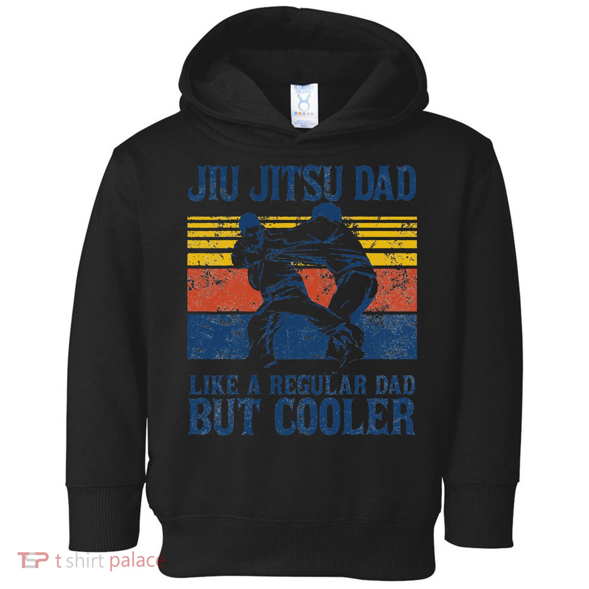 Father’s Day Jiu Jitsu Dad Training Father Vintage Funny Gift Toddler Hoodie