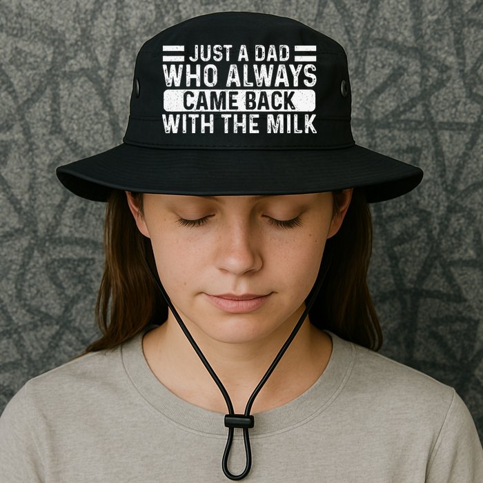FatherS Day Just A Dad Who Always Came Back With The Milk Bucket Hat
