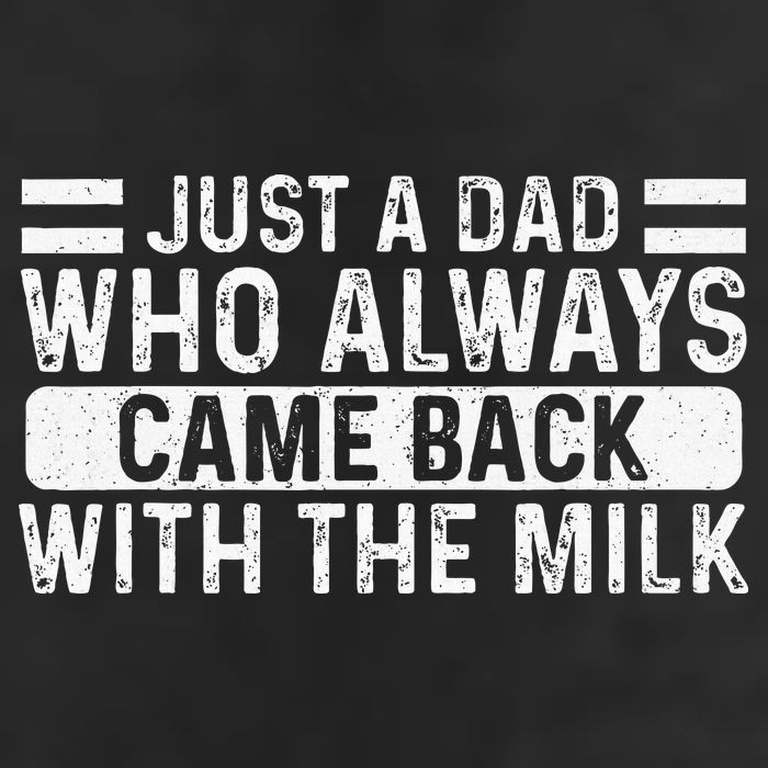 FatherS Day Just A Dad Who Always Came Back With The Milk Golf Towel