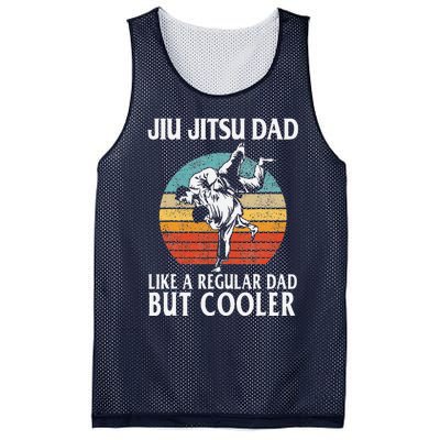 Father’s Day Jiu Jitsu Dad Training Father Vintage Funny Mesh Reversible Basketball Jersey Tank