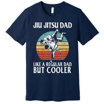 Father’s Day Jiu Jitsu Dad Training Father Vintage Funny Premium T-Shirt