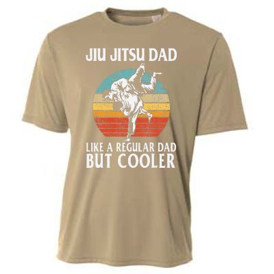 Father’s Day Jiu Jitsu Dad Training Father Vintage Funny Cooling Performance Crew T-Shirt